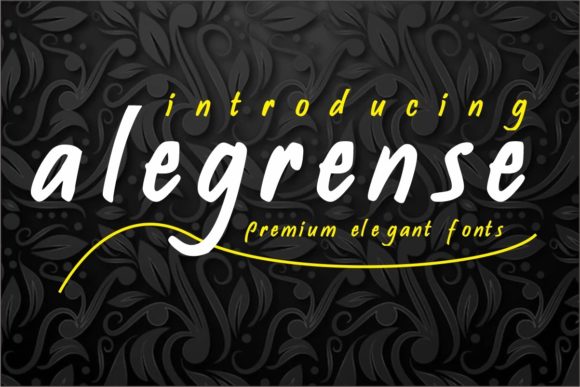 Alegrense: A Script Font That Earns Its Place in Campaign Design