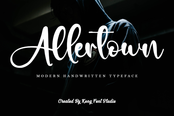 Allertown: A Playful Handwritten Font for Digital Branding