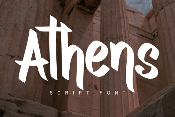Athens: A Handwritten Font That Builds Brand Warmth