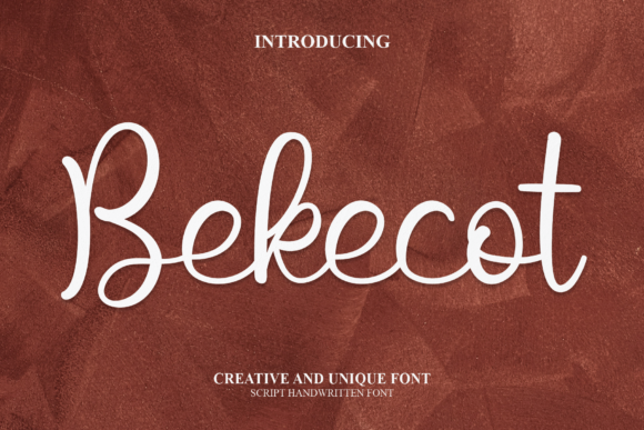 Bekecot: A Handwritten Font That Makes Your Campaign Feel Human