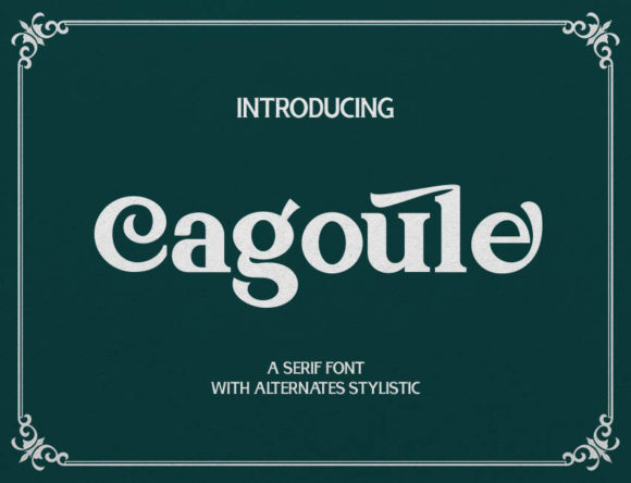 Cagoule: A Serif Font That Elevates Handmade Design