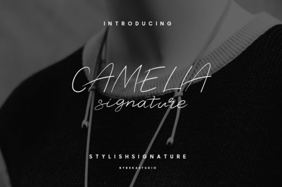Camelia Stylish Signature: A Font That Makes Your Campaign Instantly Recognizable