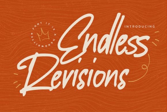 Endless Revisions: A Script Font for Editorial Expression