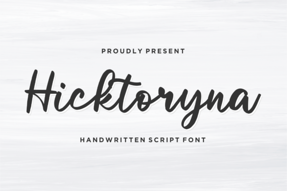 Hicktoryna: A Sweet, Balanced Script Font for Editorial Design