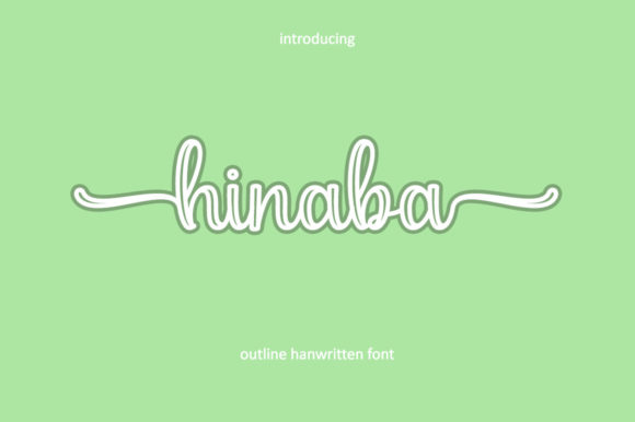 Hinaba: A Handwritten Font That Breathes Life Into Your Creations