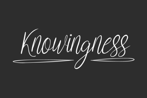 Knowingness: A Handwritten Font That Feels Human on Screen