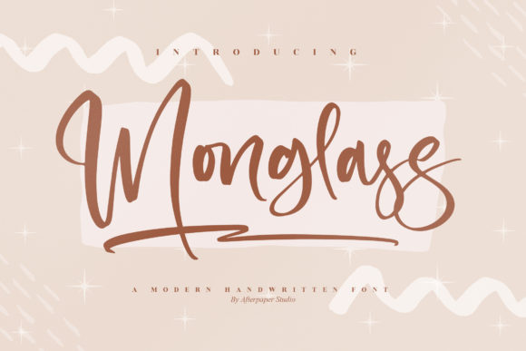 Monglass: A Script Font That Adds Romance to Campaigns