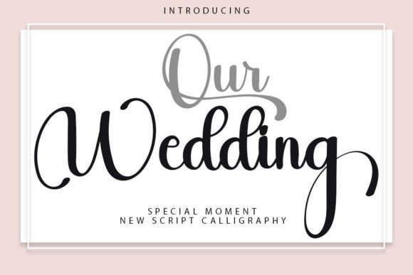 Our Wedding Font: The Script That Makes Your Campaign Feel Intentional
