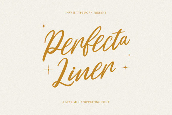 Perfecta Liner: A Handwritten Font That Builds Trust and Style
