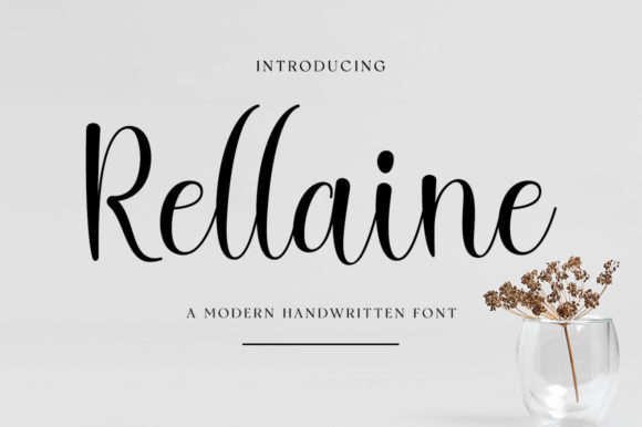 Rellaine: A Modern Script Font for Digital Branding