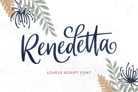 Renedetta: A Script Font That Elevates Digital Branding