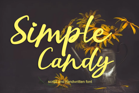 Simple Candy: A Handwritten Font That Elevates Real Small Business Branding