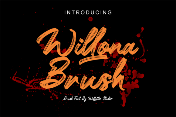 Willona Brush: A Bold Handwritten Font for Branding